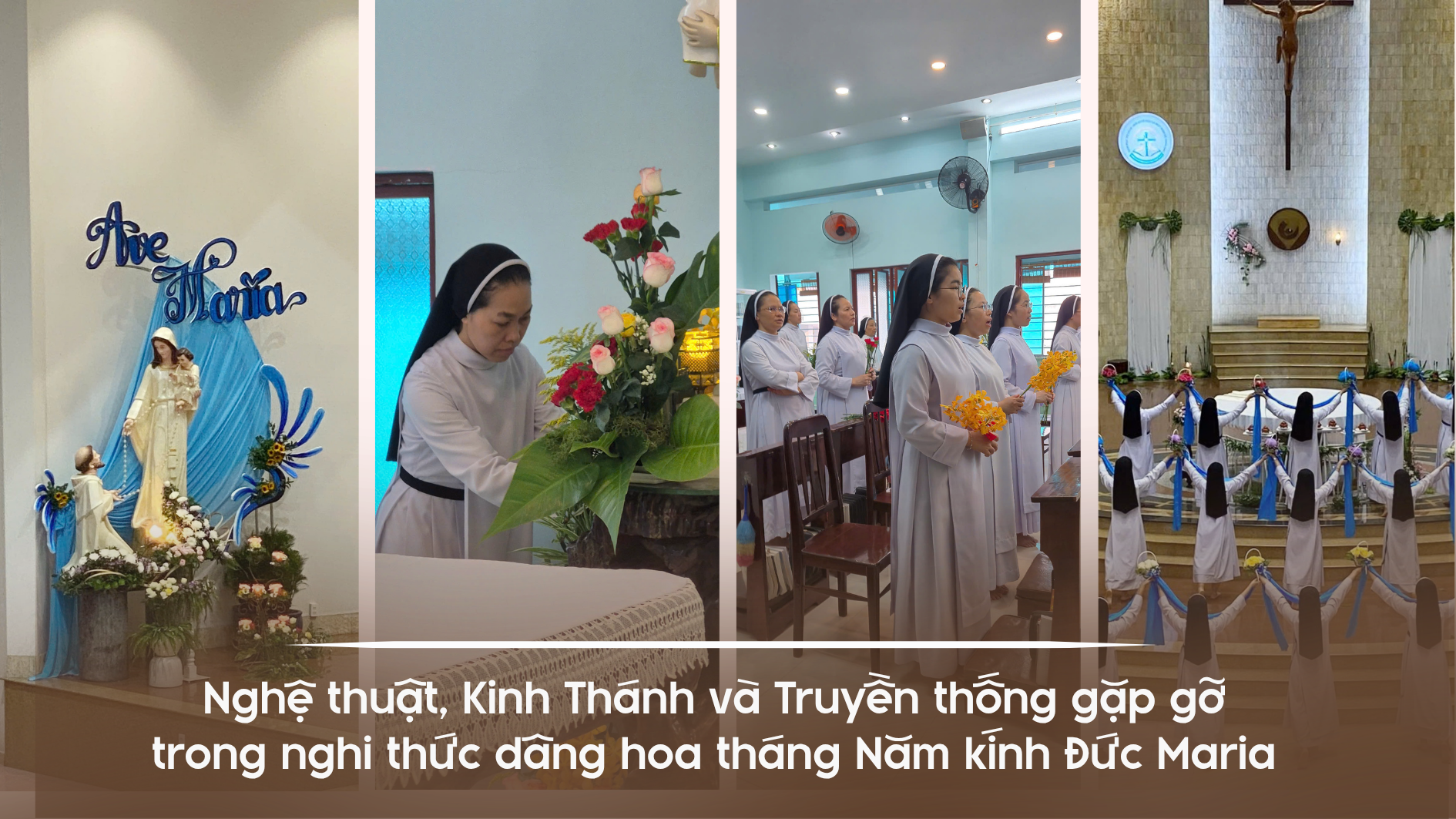 Nghệ thuật, Kinh Thánh và Truyền thống gặp gỡ trong nghi thức dâng hoa tháng Năm kính Đức Maria
